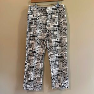 Urban Outfitters Newspaper Print Pants